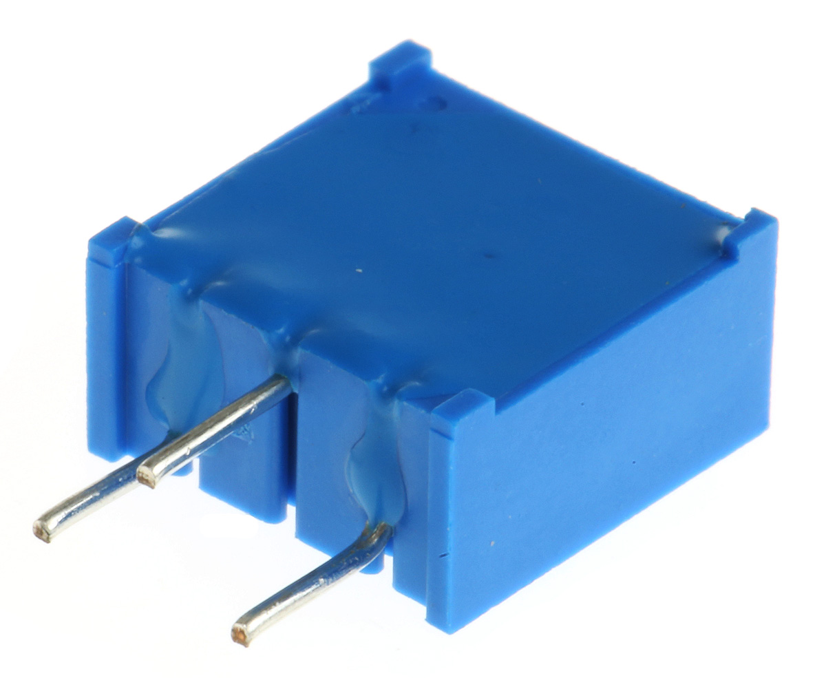 100 Ω, Through Hole Trimmer Potentiometer, PC Pin 0.5 W Bourns, 3386