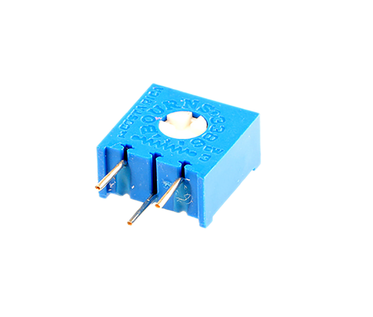 1 mΩ, Through Hole Trimmer Potentiometer, PC Pin 0.5 W Bourns, 3386