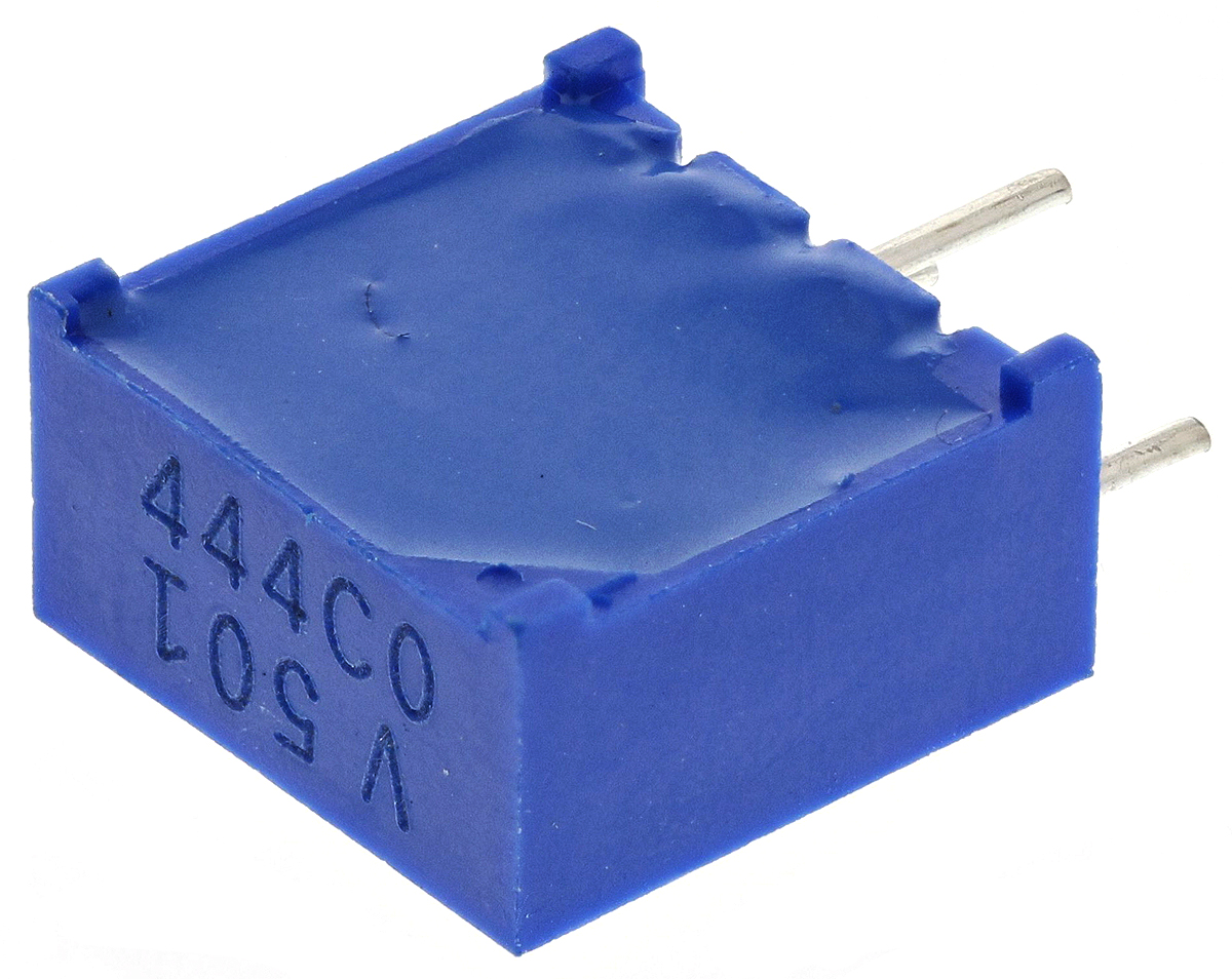 500 Ω, Through Hole Trimmer Potentiometer, PC Pin 0.5 W Bourns, 3386
