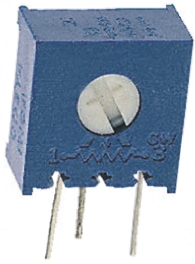 50 kΩ, Through Hole Trimmer Potentiometer, PC Pin 0.5 W Bourns, 3386