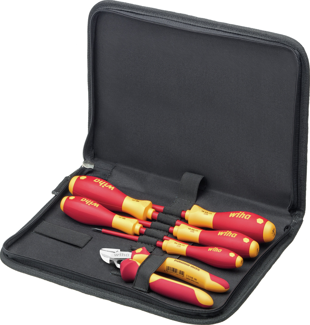 Wiha 7 Piece Electrician Tool Kit Tool Kit with Pouch VDE/1000V Approved