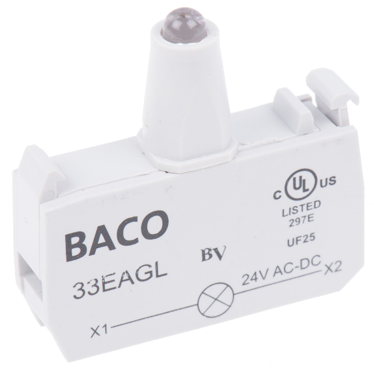 BACO BACO Series Light Block, 24V, Green Light