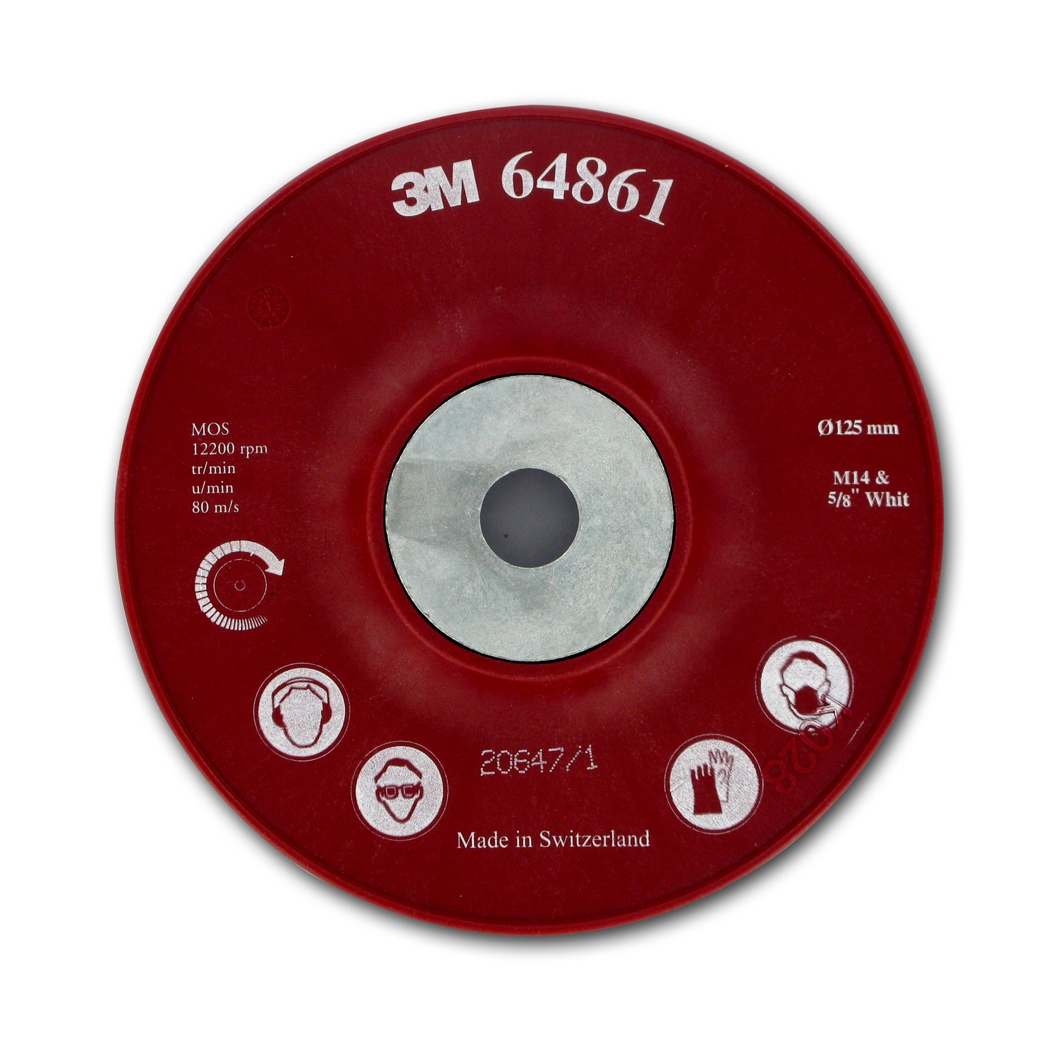 3M High Performance, 7000032410 Backing Pad for 127mm Disc
