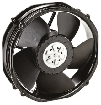 ebm-papst S-Force Series Axial Fan, 48 V dc, DC Operation, 940m³/h, 48W, 200 x 50.8mm