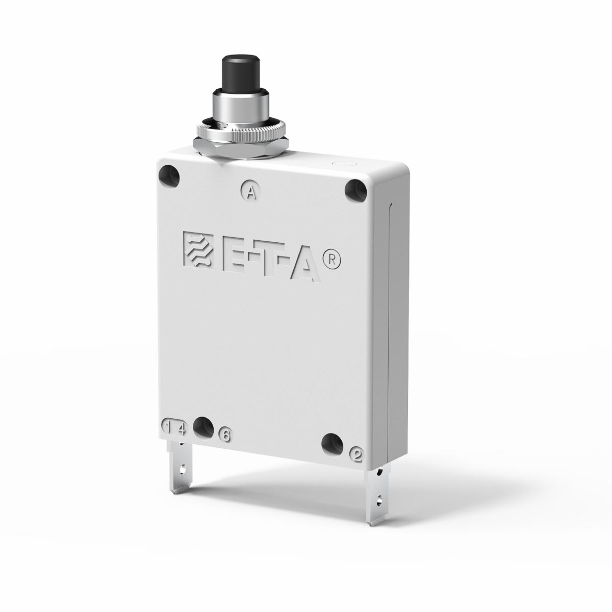ETA 3400 Thermal Magnetic Circuit Breaker - 1-Pole, Base, 3A Current Rating, 25 A, 240V ac, 80 V dc
