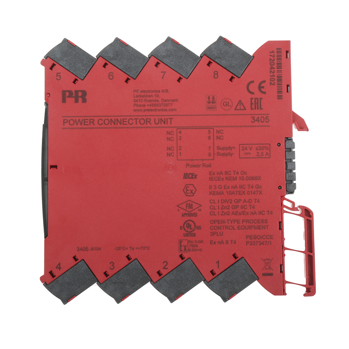 3405 PR Electronics DIN Rail Power Supply
