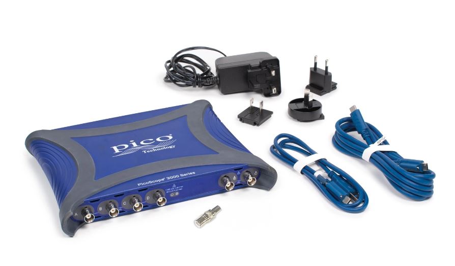 Pico Technology,Differential Oscilloscope Kit TA534 USB-A to USB-C Cable 30 mm,For Use With Probes 173mm PicoScope 3516E