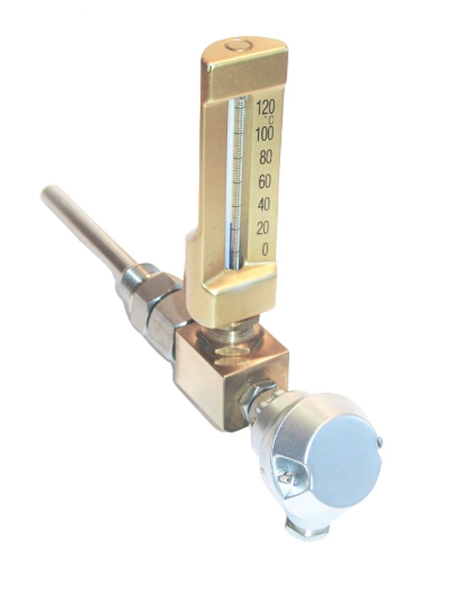 Electrotherm PT100 RTD Sensor 12 mm Dia, 100 mm Long, 4 Wire, 60 °C Max