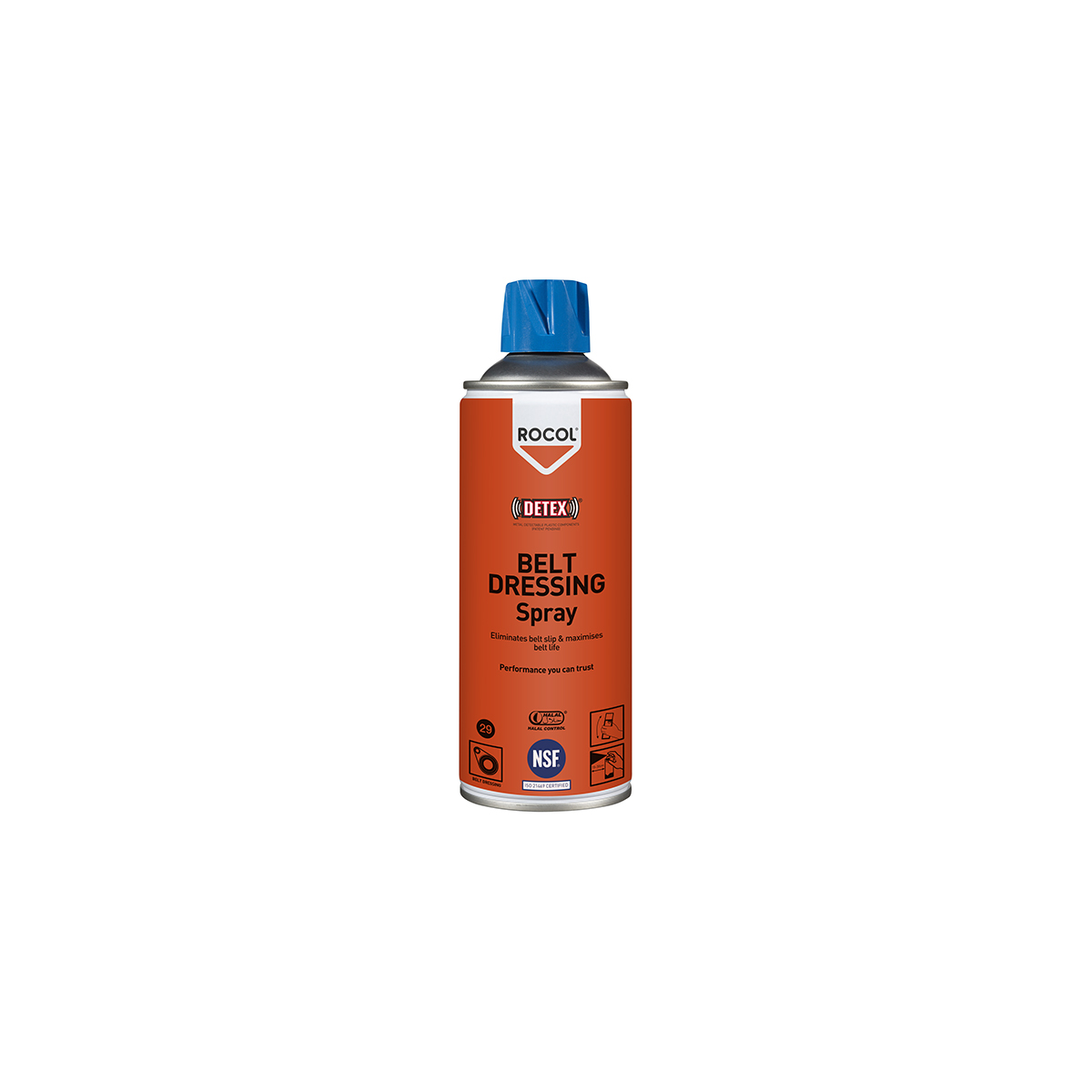 Rocol Belt Dressing Spray Lubricant Polymer 300 ml Aerosol Food Safe