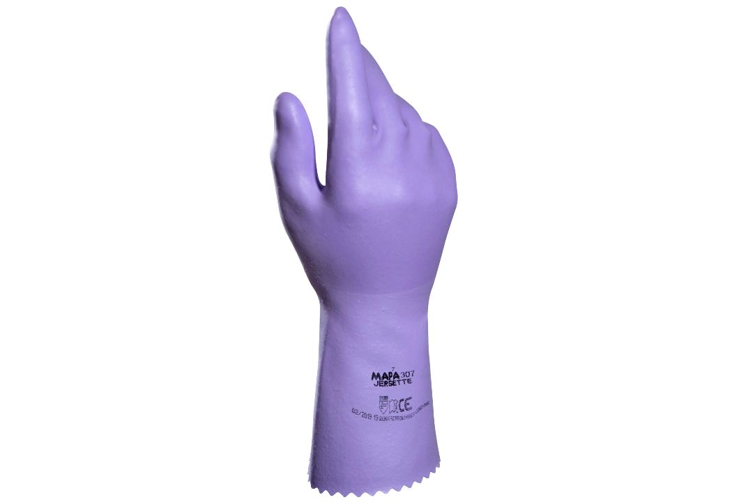 Mapa Mauve Natural Latex Glove, Size 8