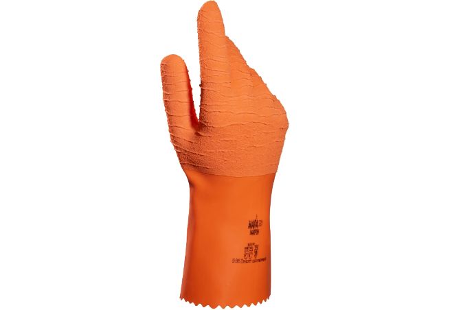 Mapa HARPON 321 Orange Latex Glove, Size 9