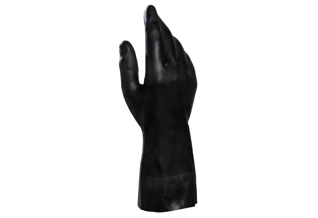 Mapa ULTRANEO 401 Black Natural Latex, Polychloroprene Work Gloves, Size 9