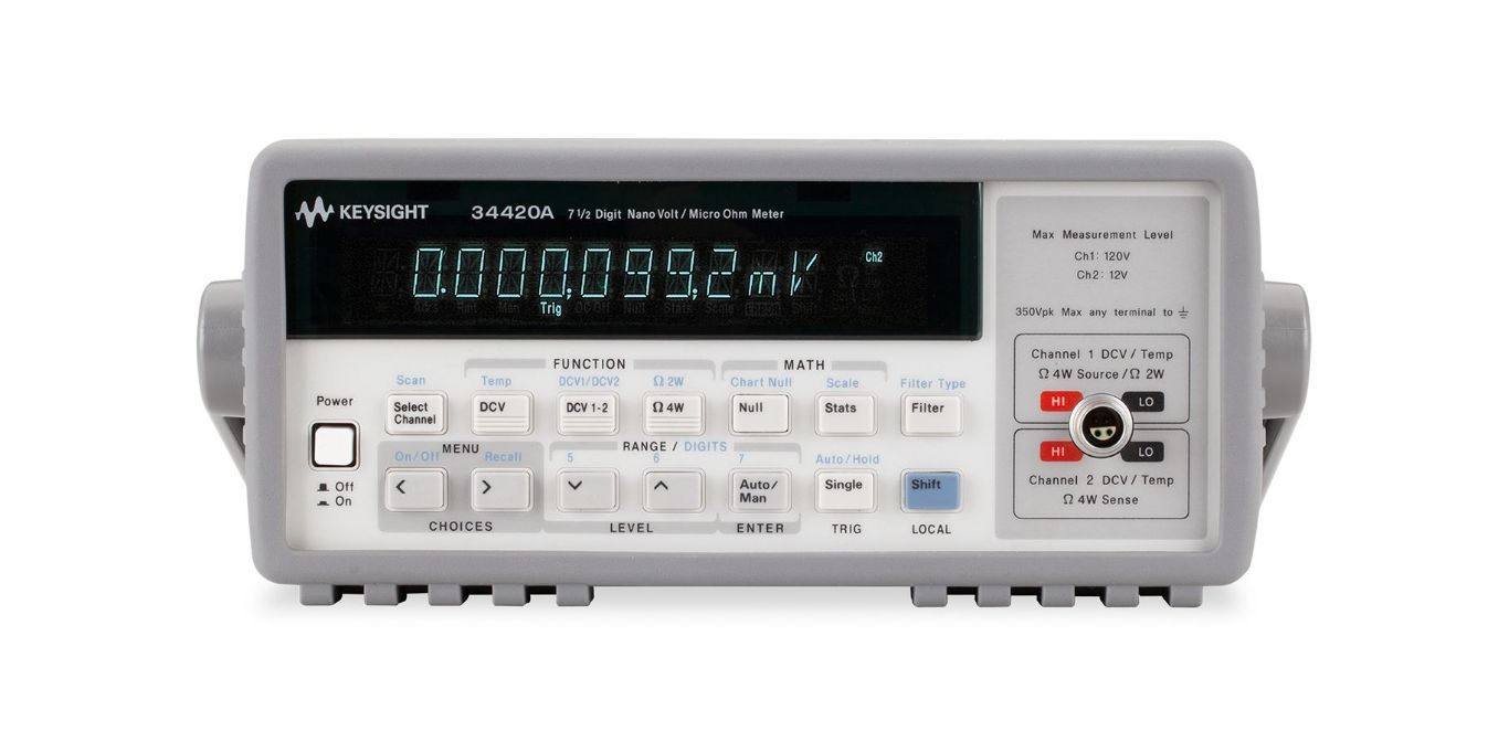 Keysight Technologies 34420A Micro Ohm Meter, 10 mΩ Max, Low Resistance