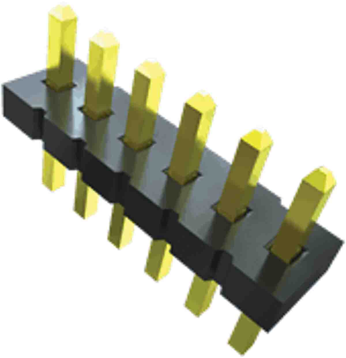 Samtec FTS Series Straight Surface Pin Header, 12 Contact(s), 1.27 mm Pitch, 2 Row, Unshrouded