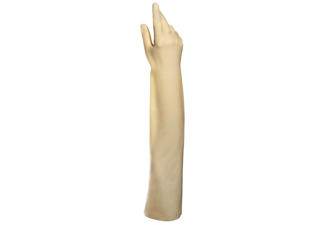 Mapa ADVANTECH 522 Beige Natural Latex, Nitrile, Polychloroprene Work Gloves, Size 9