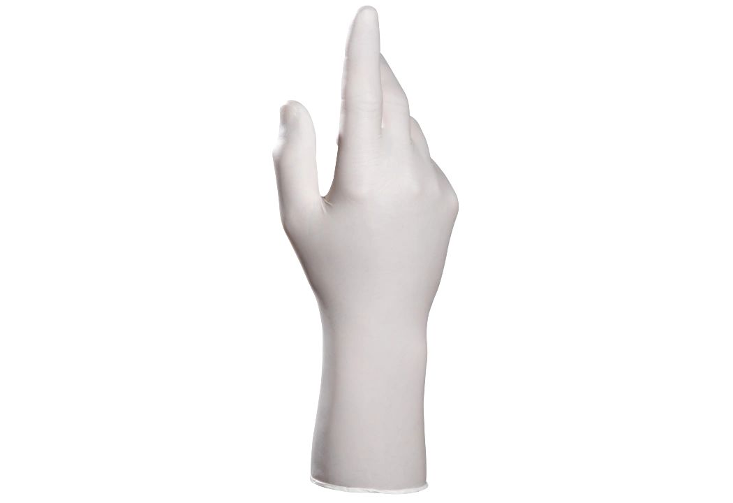 Mapa ADVANTECH 529 White Natural Latex, Nitrile, Polychloroprene Work Gloves, Size 5
