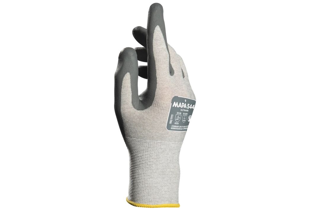 Mapa ULTRANE 544 Grey Nitrile Foam Work Gloves, Size 11