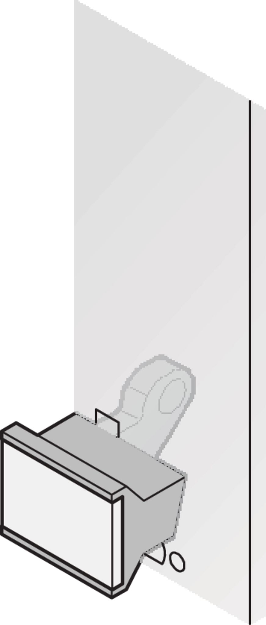 nVent SCHROFF Guide Rail Handle for Use with Front Panels
