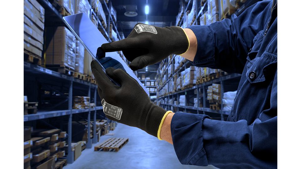 3464102-11 Mapa ULTRANE 641 Black Nitrile Foam Work Gloves, Size 11, Nitrile Foam Coating
