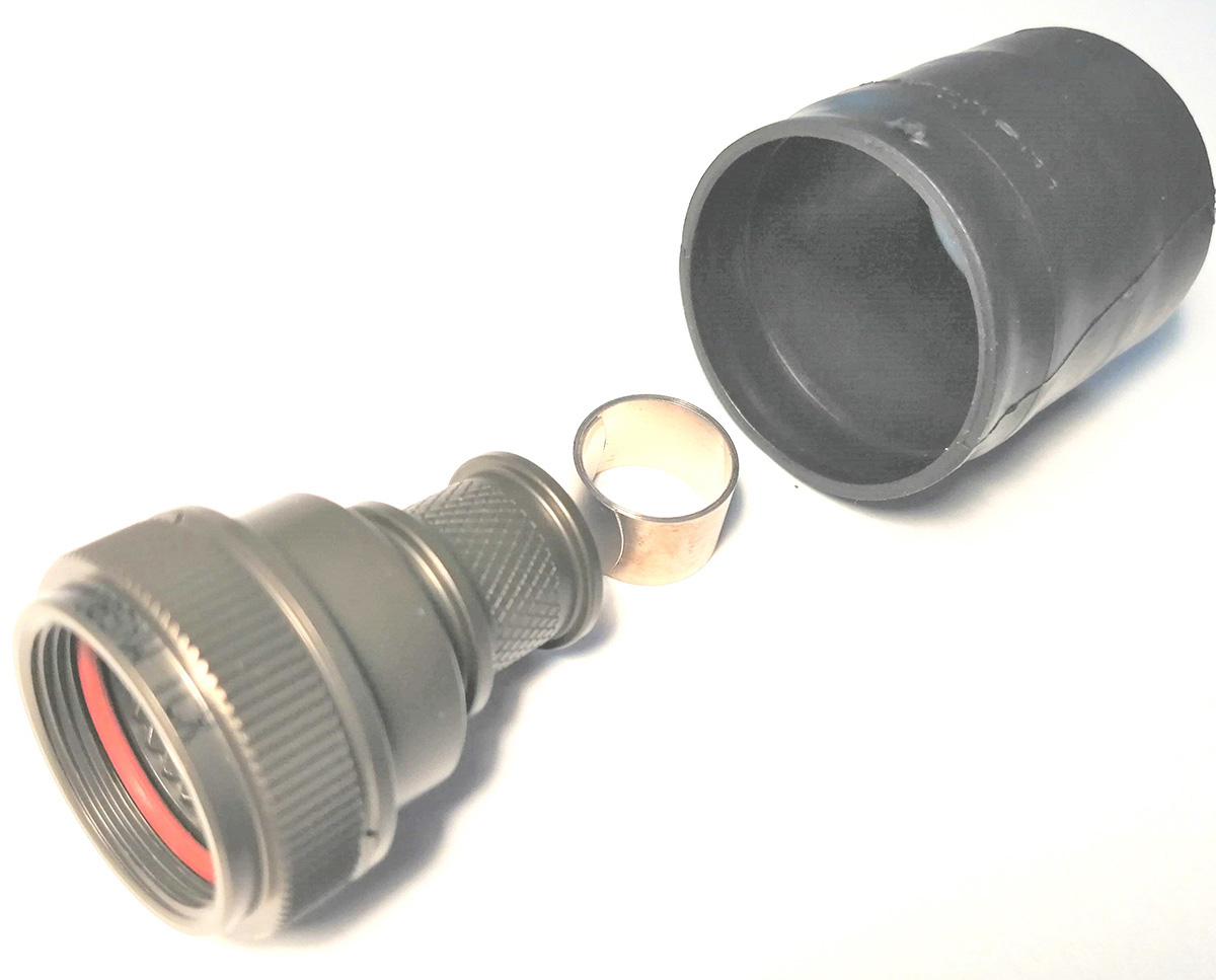 Amphenol Limited, BK4Size 14 Straight Circular Connector Backshell, For Use With 38999 III
