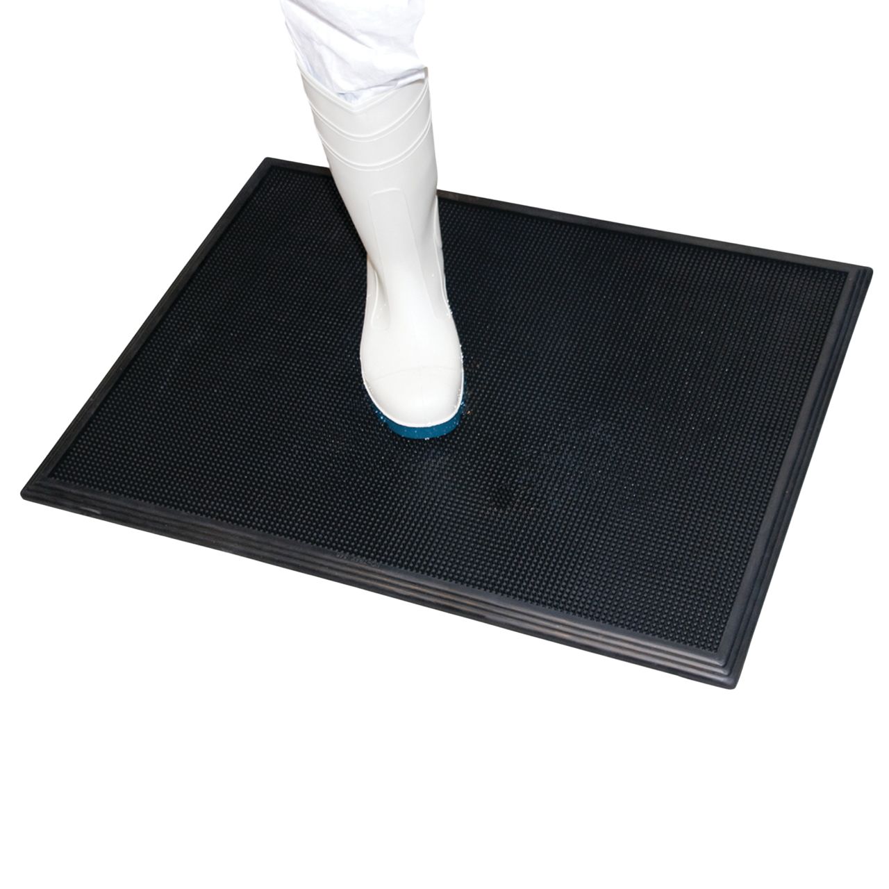 Notrax 346 Sani-Trax Anti-Slip, Entrance Mat Anti-Slip, Outdoor Use, Black 45cm 60 cm 19 mm
