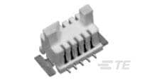 TE Connectivity AMPMODU Series Vertical Surface PCB Header, 4 Contact(s), 0.8 mm Pitch, 2 Row, Shrouded