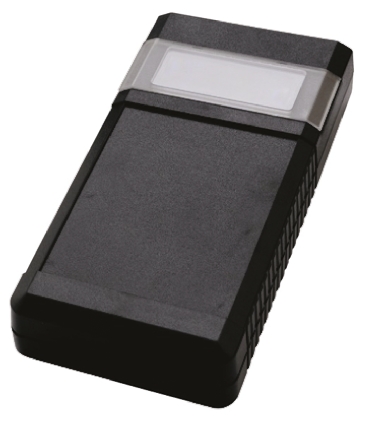 Bopla BOS Series Transparent, Black ABS Handheld Enclosure Integral Battery Compartment Display Window, IP40, 157 mm x
