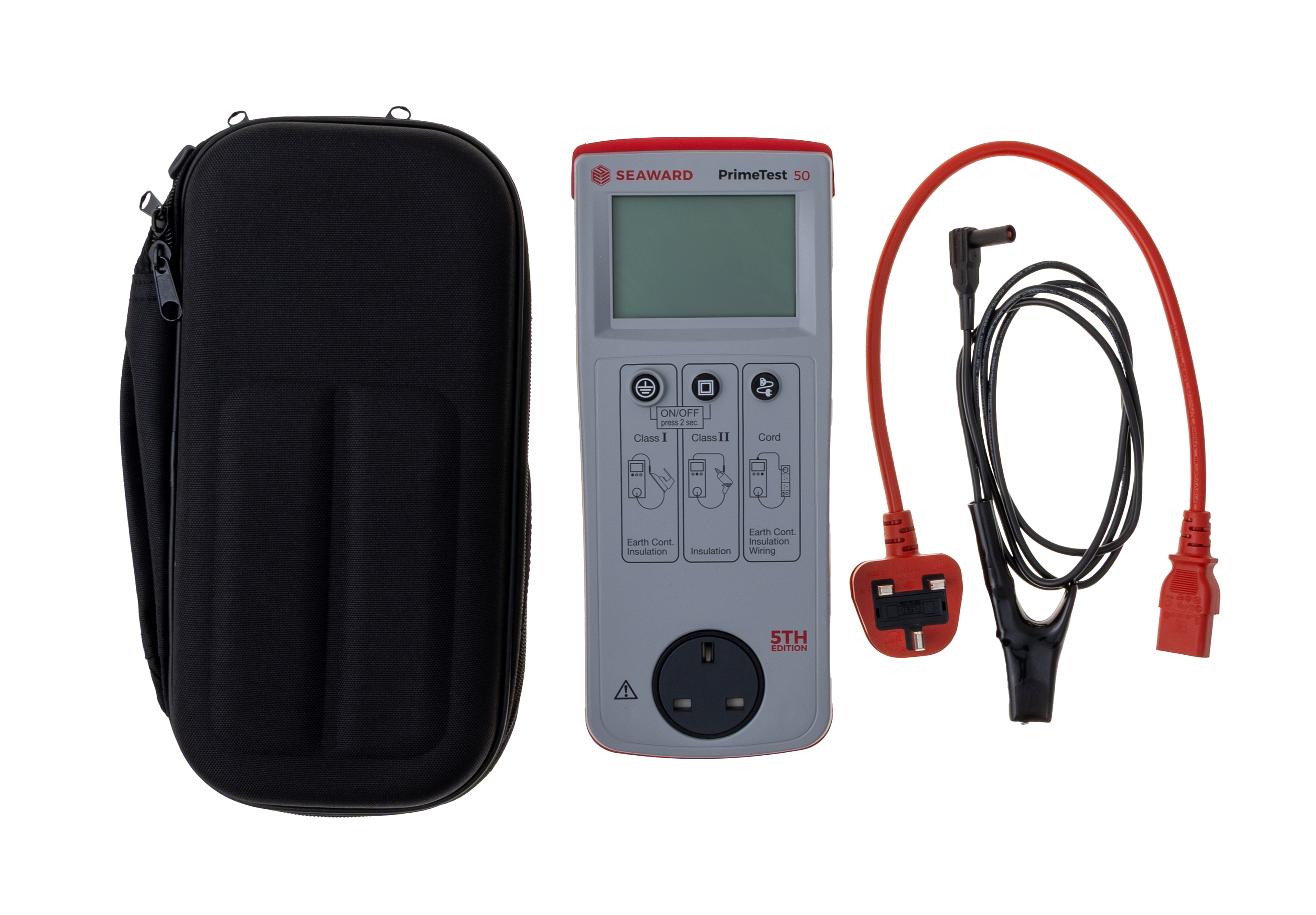 Seaward PrimeTest 50 UK PAT Tester, Class I, Class II Test Type, UKAS
