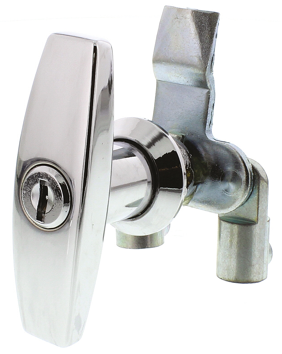 Steinbach & Vollman Silver Die Cast Zinc Locking Handle, T-Handle