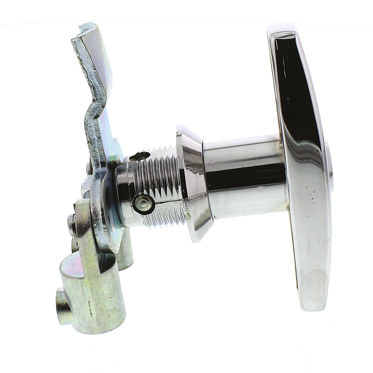 348-7040 Steinbach & Vollman Silver Die Cast Zinc Locking Handle, T-Handle