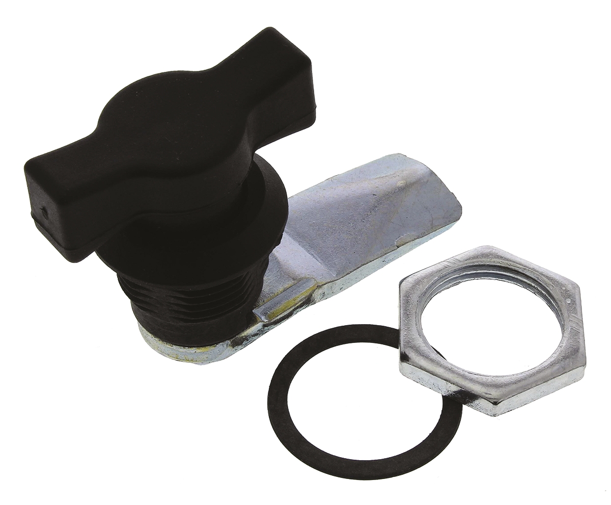 348-7135 Steinbach & Vollman Black Polyamide Locking Handle, T-Handle