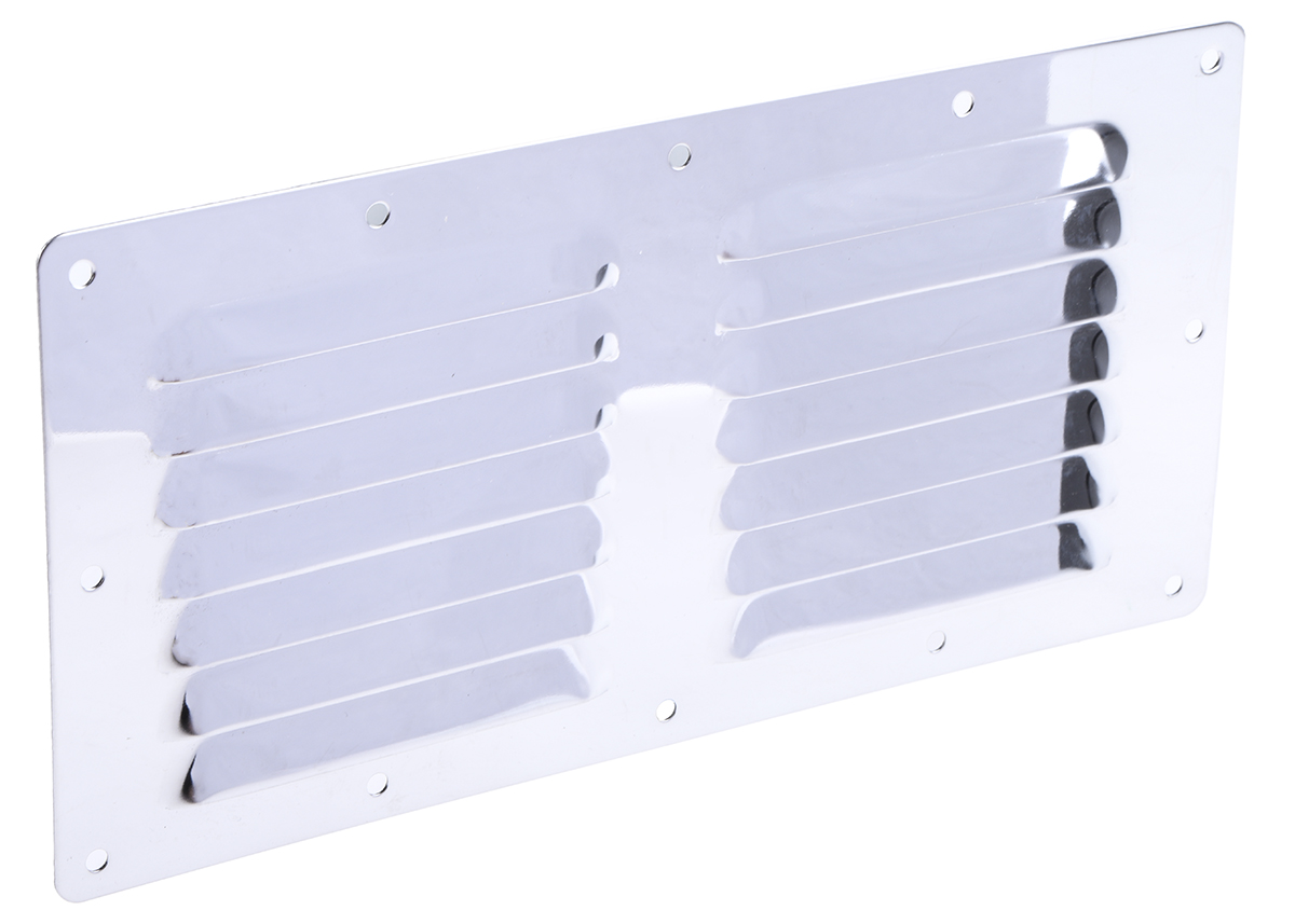RS PRO Stainless Steel Louvred Panel
