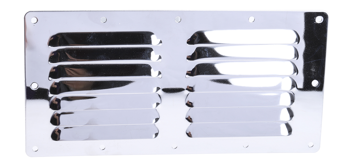348-7315 RS PRO Stainless Steel Louvred Panel