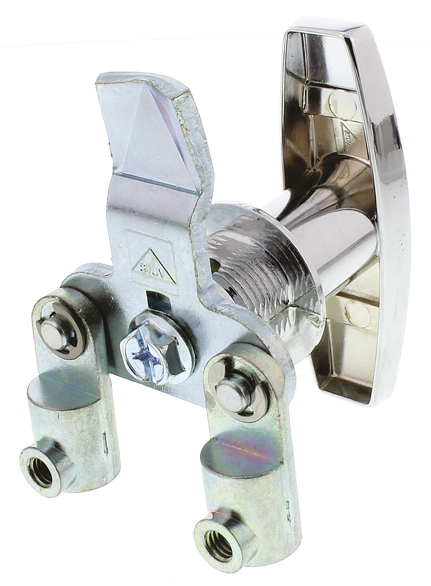 348-7731 Steinbach & Vollman Silver Die Cast Zinc Locking Handle, T-Handle