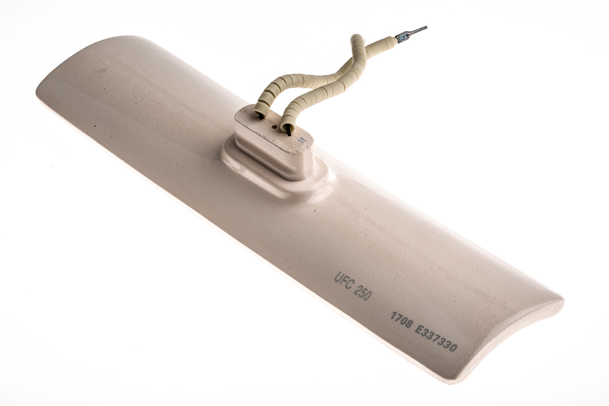RS PRO Ceramic Heating Element, 245 mm, 60 mm, Ceramic Heating Element, 250 W, 230V ac