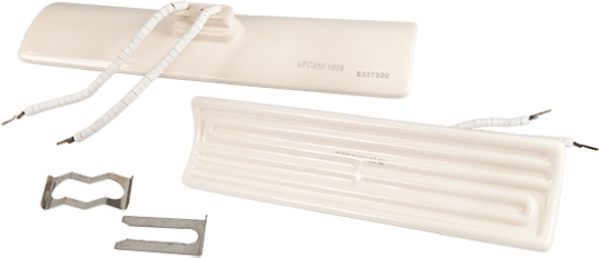 348-8936 RS PRO Ceramic Heating Element, 245 mm, 60 mm, Ceramic Heating Element, 250 W, 230V ac