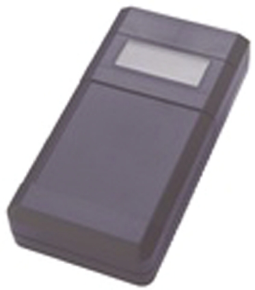 Bopla BOS Series Transparent, Black ABS Handheld Enclosure Integral Battery Compartment Display Window, IP40, 196 mm x
