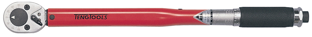 Teng Tools Click Torque Wrench, 90 To 450 Nm, 3/4 in Drive, Square Drive, 850mm Overall