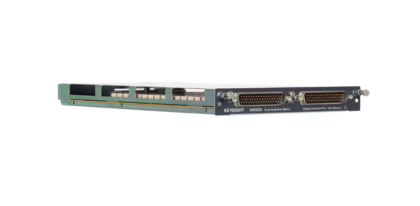 34932a Keysight Technologies Data Acquisition Multiplexer for Use with 34980A Data Acquisition System Dual 4 x 16 Armature