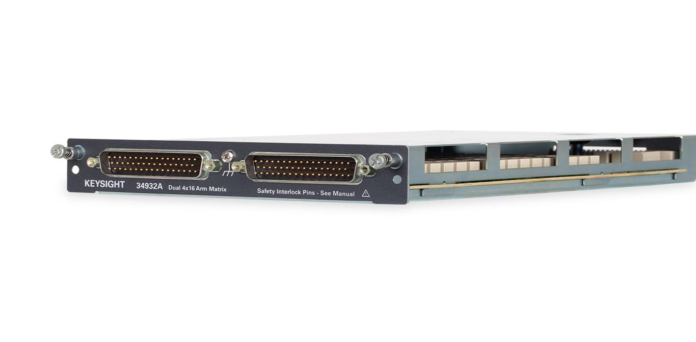 34932a Keysight Technologies Data Acquisition Multiplexer for Use with 34980A Data Acquisition System Dual 4 x 16 Armature