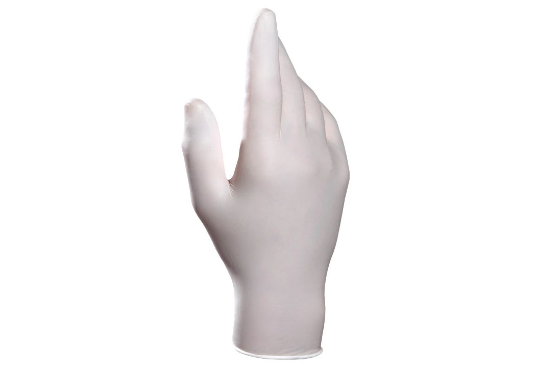 Mapa Solo 987 White Nitrile Disposable Gloves, Size 9, 200 per Pack
