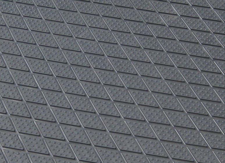 CLIPSUPER Clip Safety Mat, Natural Rubber 100cm x 1m
