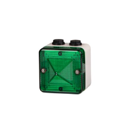 e2s L101FLASHTEL Series Amber, Blue, Clear, Green, Red, Yellow Flashing Beacon, 230 V, Wall Mount, Xenon Bulb