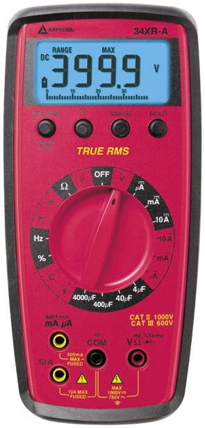 Amprobe 34XRA Handheld Digital Multimeter True RMS - UKAS Calibrated