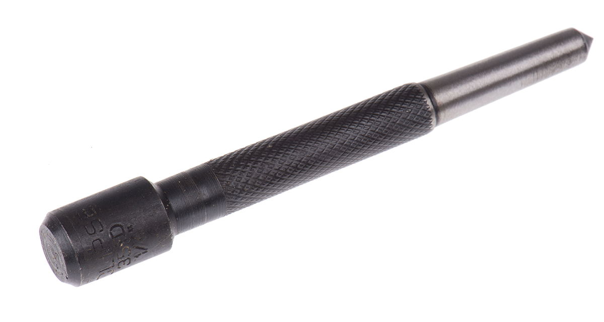 351drs Eclipse 1-Piece Punch, Fine Machine Point Punch, 6.4mm Shank, 100 mm Overall
