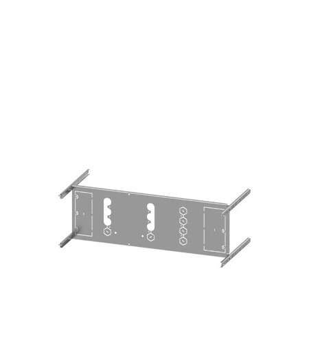 Siemens Grey 4 Gang Mounting Plate Sheet Steel Mounting Plate