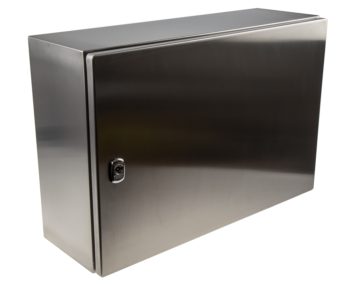 nsys3x4620 Spacial S3X IP66 Wall Box, 304 Stainless Steel, Unpainted, 400 x 600 x 200mm