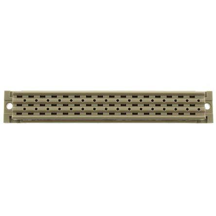ERNI DIN 41612 48 Way 5.08 mm Pitch, Type C/2, Type Solder Class Class C2, 3 Row Female, Straight DIN 41612 Connector