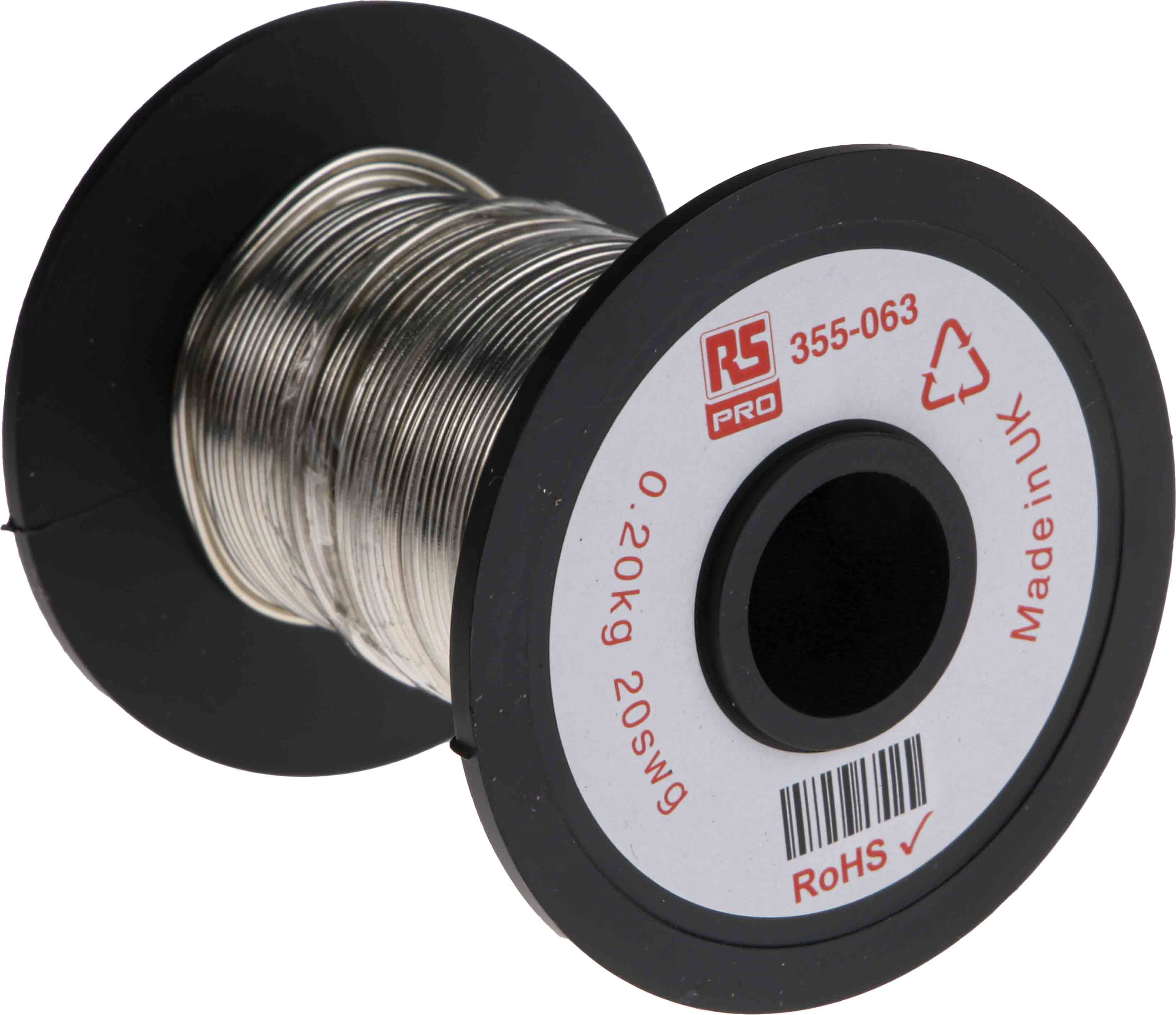 RS PRO  0.91 mm OD Tin  Copper Wire 34.6 m Reel