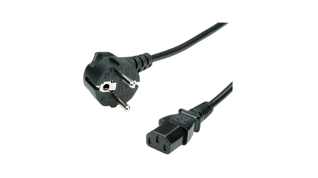 B3 Cable Solutions 356, 1 m 3 Core Power Cable, Black Polyvinyl Chloride